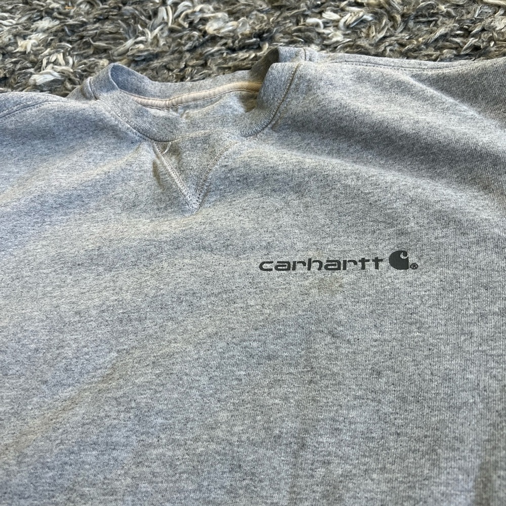 Carthart sweater gray,size medium in men